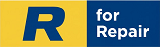 r for repair logo